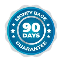 90 days money back guarantee badge